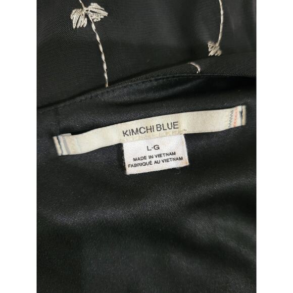 Kimchi Blue Solstice Asymmetric Mini Dress Women's Large Black One Shoulder - Picture 15 of 15